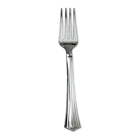 Wna-Comet WNA  WNA610155 Reflections Design Forks, Plastic, Silver, 600/Carton WNA 610155